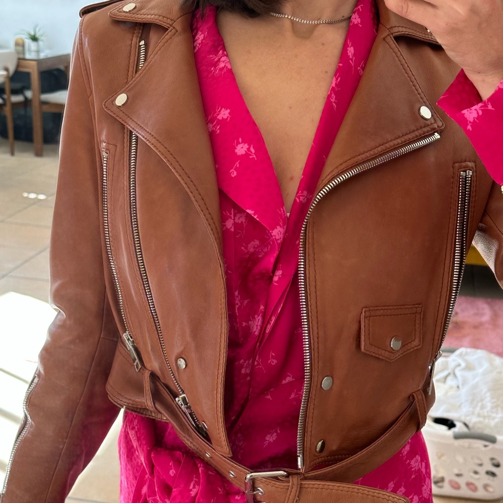 LTH JKT brown leather jacket